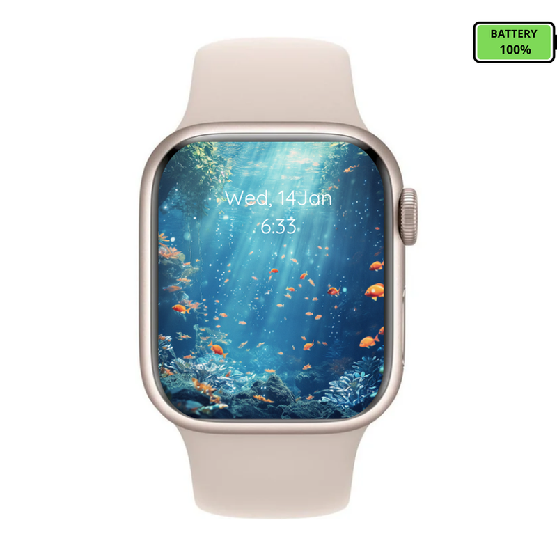 Apple Watch Series 9 45MM Aluminium GPS Starlight - Premium - Pre-owned (Battery 100%)