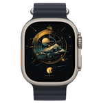 Apple Watch Ultra 49mm Natural Titanium GPS + Cellular with Ocean Band - Excellent Pre-owned