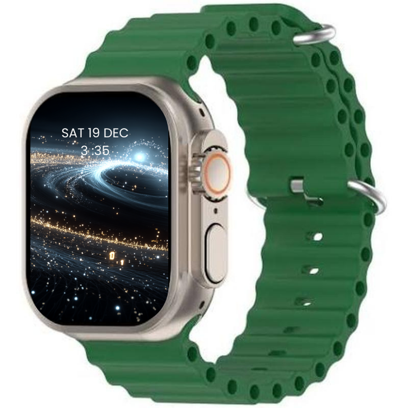 Apple Watch Ultra 1 49MM Titanium GPS + Cellular Green Band - Premium Pre-owned