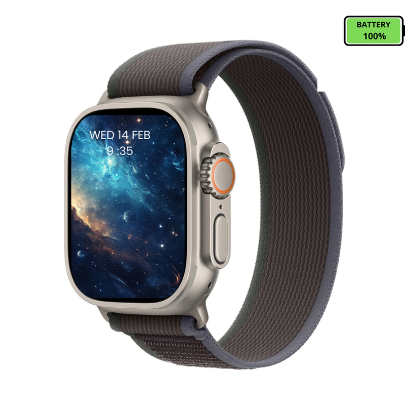 Apple Watch Ultra 2 49MM Titanium GPS + Cellular Grey Trail loop - Premium - Pre-owned (Battery 100%)