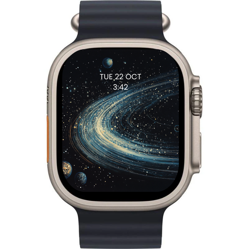 Apple Watch Ultra 2 49MM Titanium GPS + Cellular Ocean Band - Excellent Pre-owned