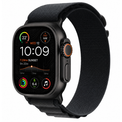 Apple Watch Ultra 3 49MM Black Titanium GPS + Cellular Black Alpine Loop - Open Box