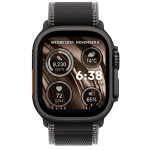 Apple Watch Ultra 3 49MM Black Titanium GPS + Cellular Black/Charcoal Trail Loop Band - Open Box