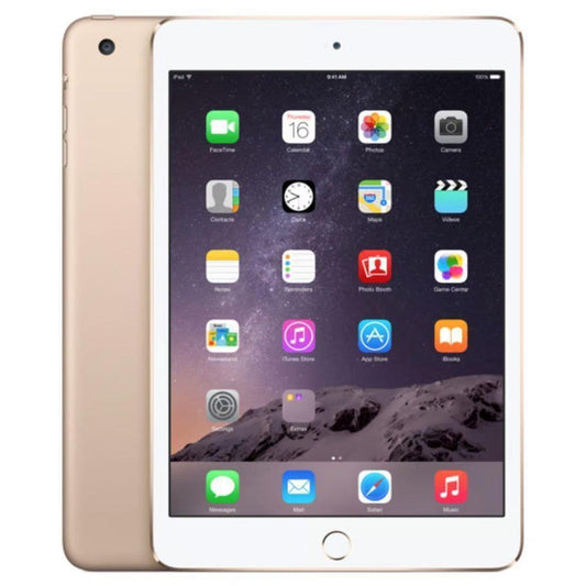 Apple iPad mini 3 64GB Wifi + Cellular Gold - Excellent - Pre-owned