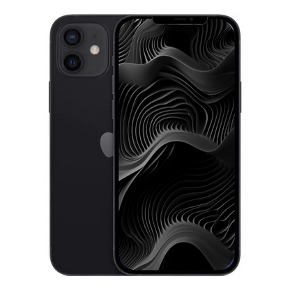 Apple iPhone 12 128GB Black - Excellent- Refurbished (New Battery)
