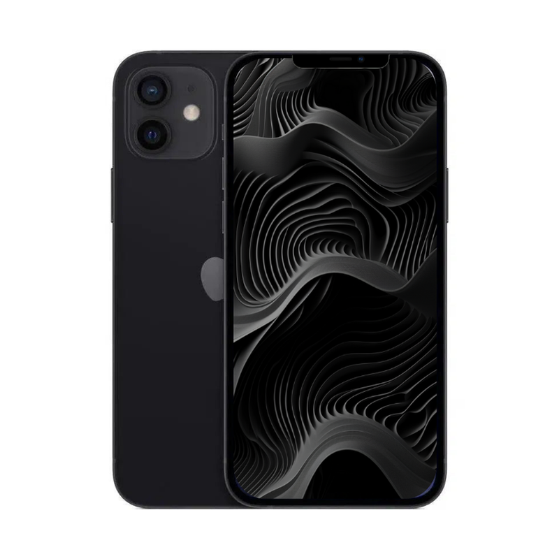 Apple iPhone 12 64GB Black (100% Battery) - Premium Pre-owned