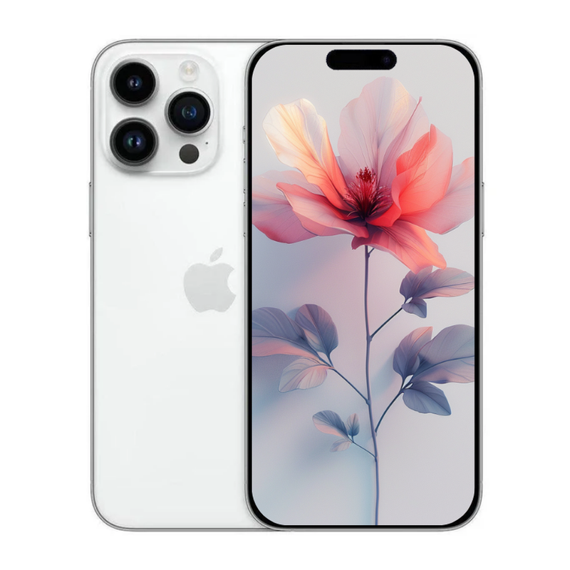 Apple iPhone 14 Pro 5G 512GB (New Battery) Silver - Excellent Refurbished (eSIM Model)