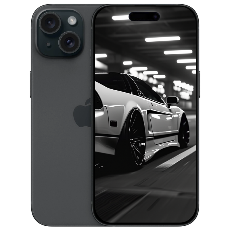 Apple iPhone 15 128GB (Single SIM + eSIM) Black - Good Refurbished (New Battery)
