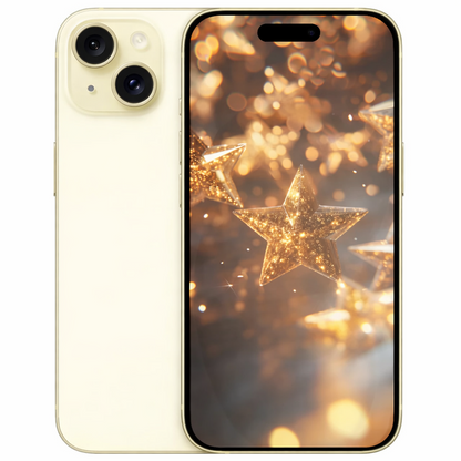 Apple iPhone 15 128GB (Single SIM + eSIM) Yellow - Good Refurbished