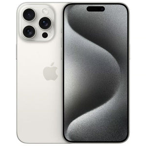 Apple iPhone 15 Pro 128GB White Titanium (100% Battery) - Excellent Pre-owned (eSIM Model)