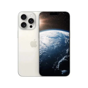 Apple iPhone 15 Pro Max 1TB White Titanium (100% Battery) - Excellent Pre-owned (eSIM Model)