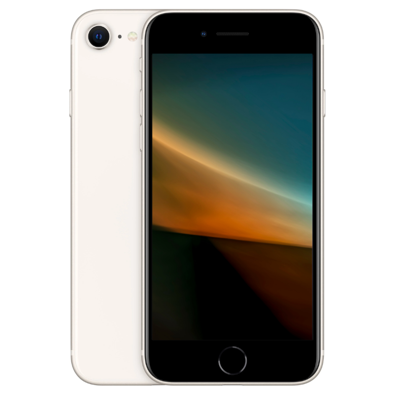 Apple iPhone SE 2020 White 64GB Good - Refurbished (New Battery)