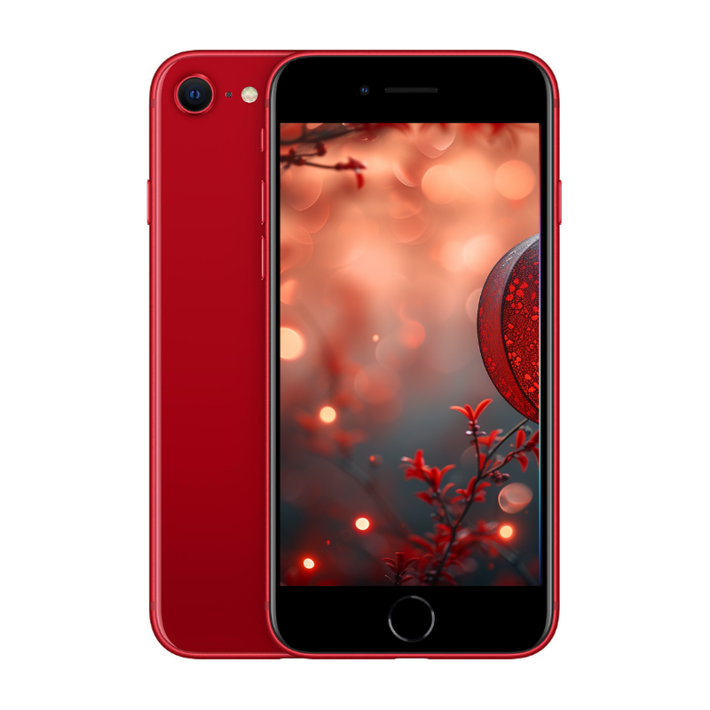 Apple iPhone SE 3 (2022) (Battery 100%) 64GB Red - Excellent Pre-owned