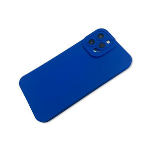 Blue Silicone Back Cover Case for iPhone 12 Pro Max
