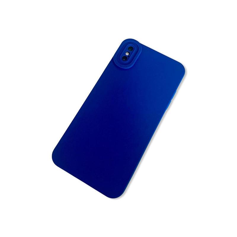 Blue Silicone Back Cover Case for iPhone XS MAX
