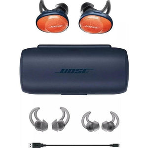 Bose SoundSport Free Wireless Bluetooth Headphones Orange-Navy - Brand New
