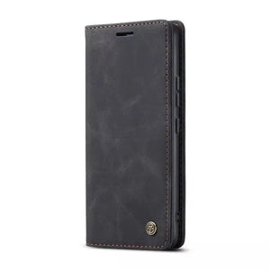 Caseme Magnetic Flip PU Leather Wallet Case for iPhone 11 Pro - Black