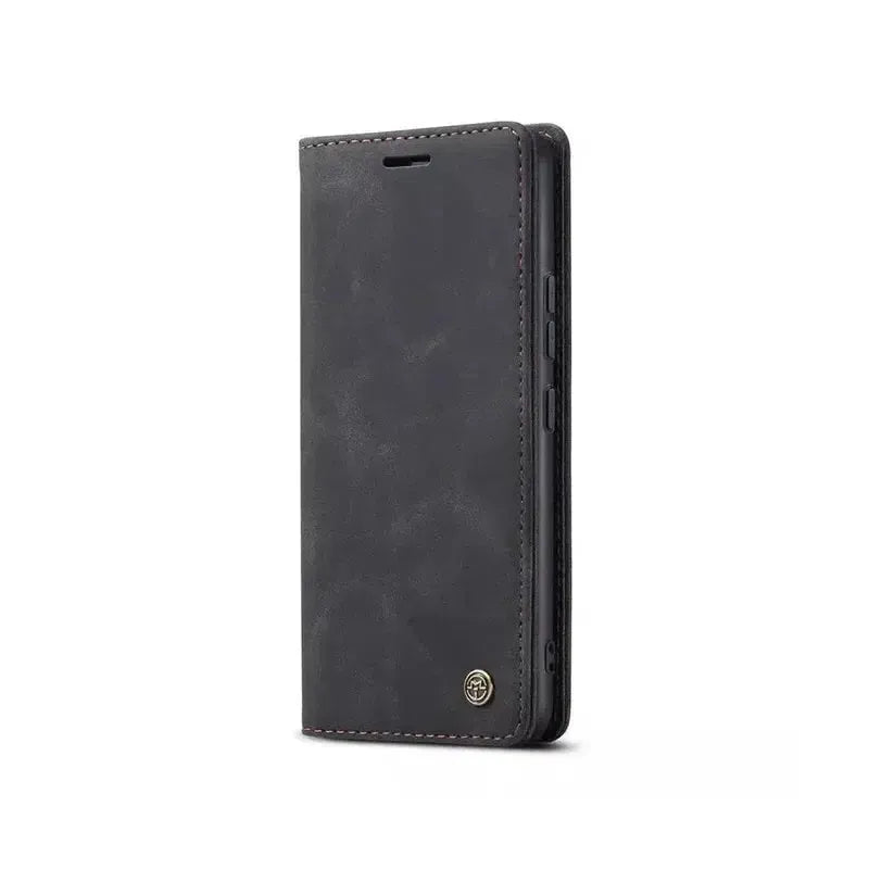 Caseme Magnetic Flip PU Leather Wallet Case for iPhone 11 Pro - Black