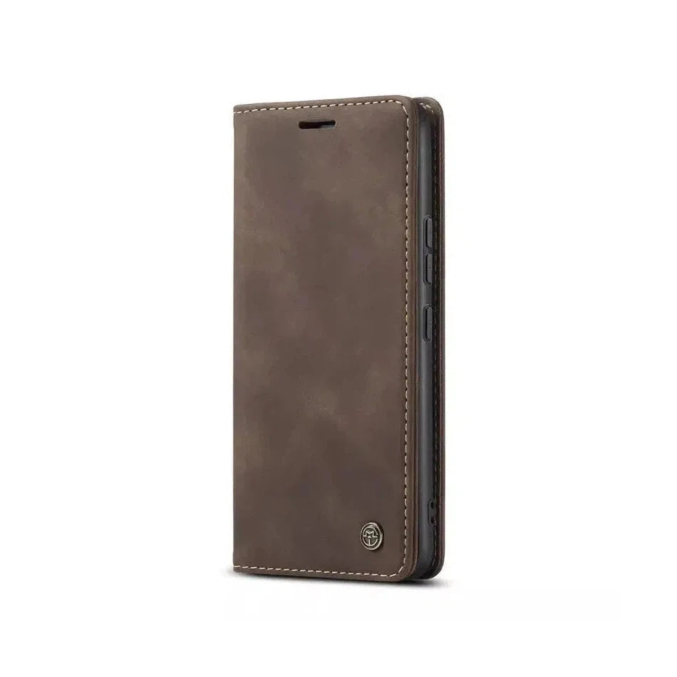 Caseme Magnetic Flip PU Leather Wallet Case for iPhone 6 / 7 / 8 / SE2 / SE3 - Brown