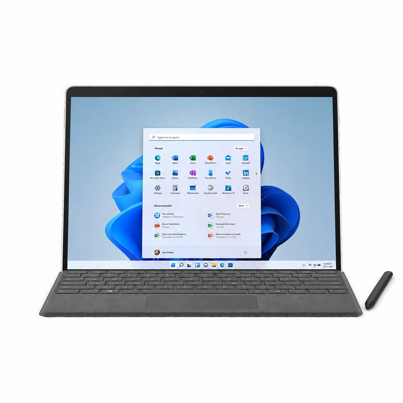 Microsoft Surface Pro 8 13-inch Intel Core i5-1145G7 16GB 256GB LTE Platinum with Keyboard and Pen - Acceptable Pre-owned
