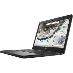 Dell Chromebook 14" 3400 Dual USB - C 4GB 32GB Black Skinned - Very Good - Preowned
