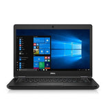 Dell Latitude 5480 14" i5 8GB 256GB (100% Battery) Black - Excellent Pre-owned
