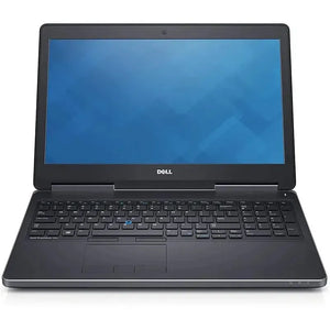 Dell Precision Laptop 15.6" 7520 i7 7820HQ 32GB 512GB (100% Battery) Black Good - Refurbished (No Web Cam)