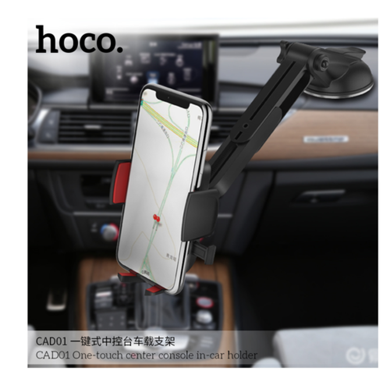 Hoco CAD01 Easy-Lock Car Mount Phone Holder - Brand New