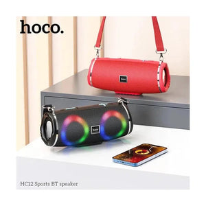 Hoco HC12 10W Premium Bluetooth Speaker w/ Light & Strap Black- Brand New