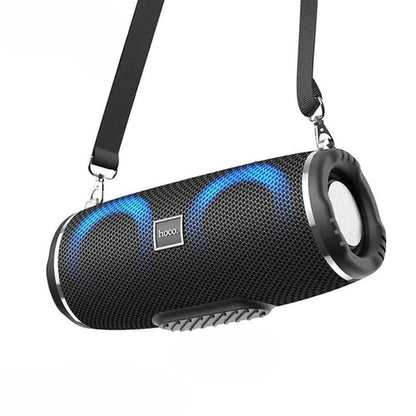 Hoco HC12 10W Premium Bluetooth Speaker w/ Light & Strap Black- Brand New