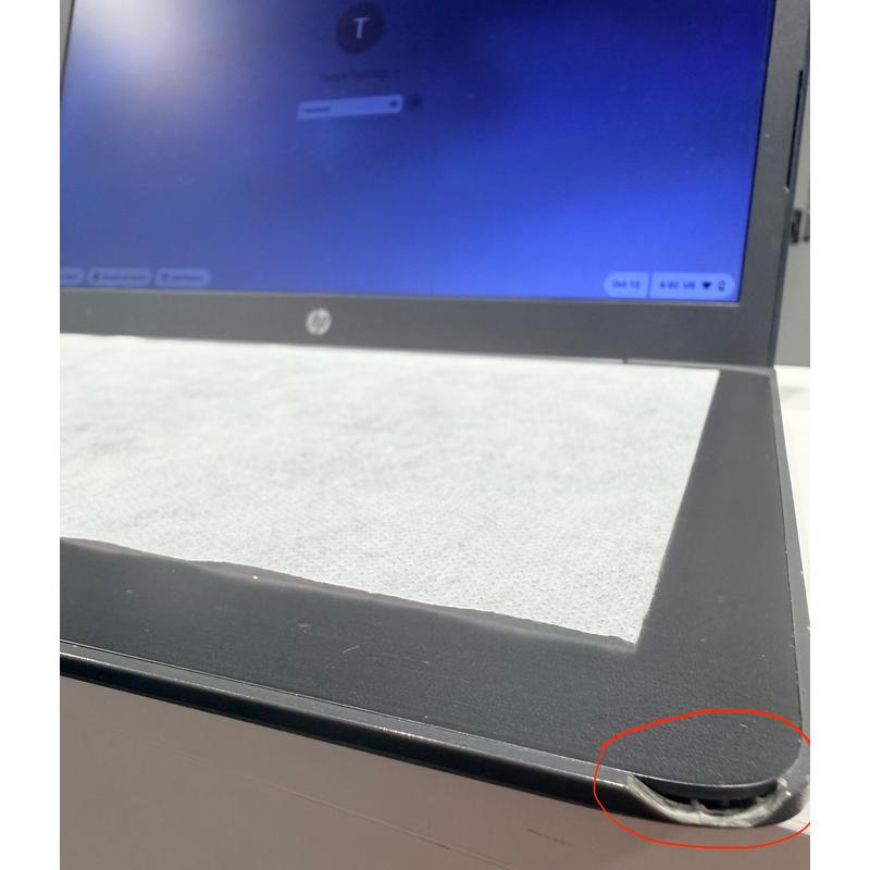 HP Chromebook 14-db0023dx 14-inch AMD A4-9120C 4GB RAM 32GB Chalkboard Grey (100% Battery) - Acceptable Pre-owned (Cracked Corner)