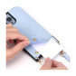 Leather Back Phone Case with Strap for iPhone 11 Pro - Beige