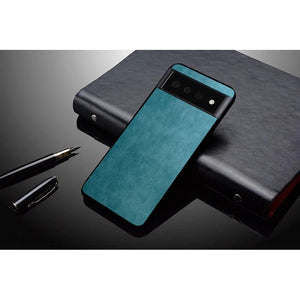 Leather Soft Case for - Google Pixel 6A Teal