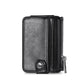 Leather Wallet and Mobile Phone Case for Samsung Z Flip 4 - Black