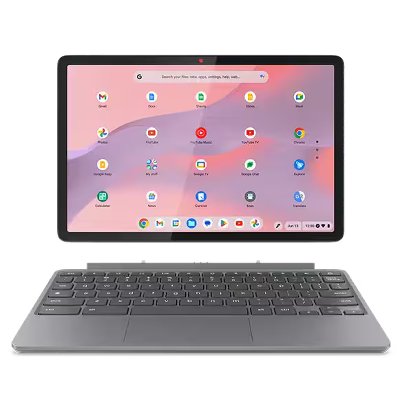 Lenovo Chromebook 11" Duet Gen 9 Touch 4GB 64GB (100% Battery) Luna Grey – Premium Pre-owned