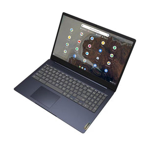 Lenovo Chromebook 15 IdeaPad Slim 3i 4GB 128GB (100% Battery) Abyss Blue - Excellent - Pre-owned