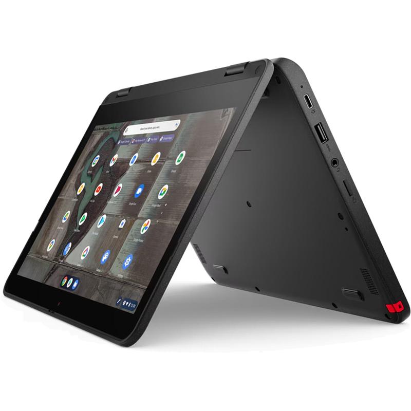 Lenovo Chromebook 500e Gen 3 Touch 4GB 32GB N5100 with Stylus Black - Good Pre-owned