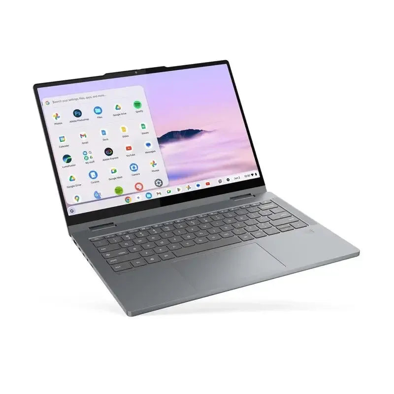 Lenovo Chromebook Plus 2-in-1 14IRU10 14-inch Touchscreen Intel Core 5 120U 8GB 128GB Luna Grey (100% Battery) - Good Pre-owned