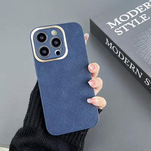 Luxe Leather Protective Phone Case for iPhone 11 Pro - Blue