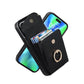 Luxury Mobile Phone Case with Credit Card Holder & Stand for iPhone XR - Black
