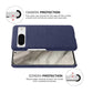 Luxury Textured Back Case for Google Pixel 6 Pro - Blue