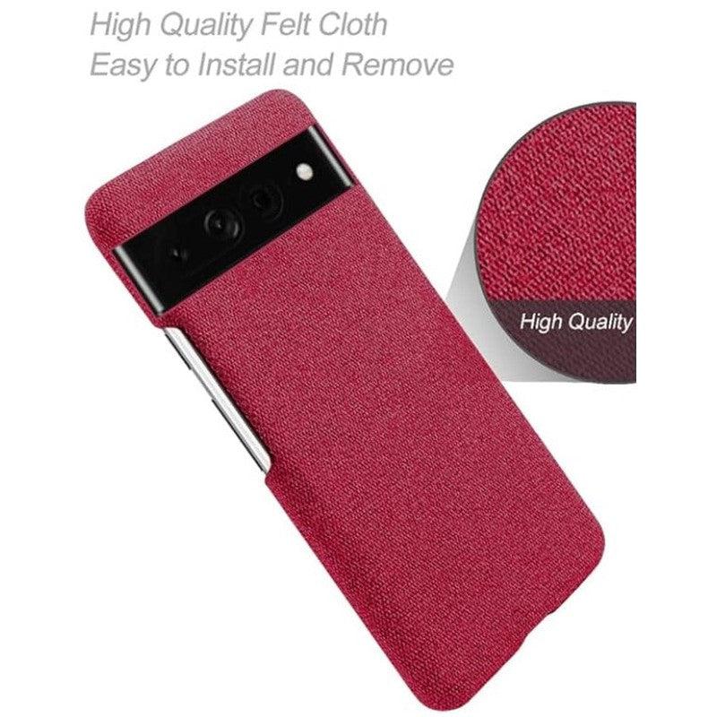 Luxury Textured Back Case for Google Pixel 6A - Red