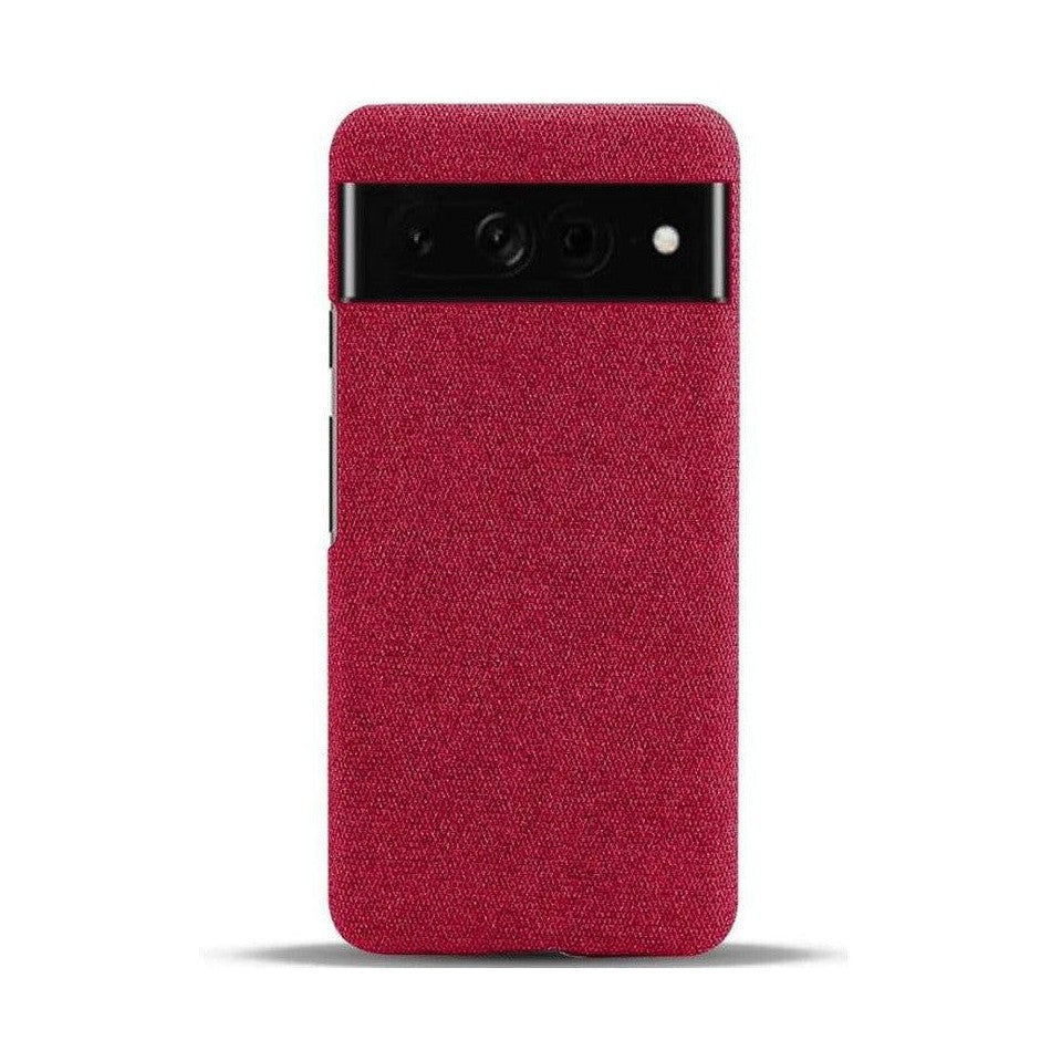 Luxury Textured Back Case for Google Pixel 6A - Red