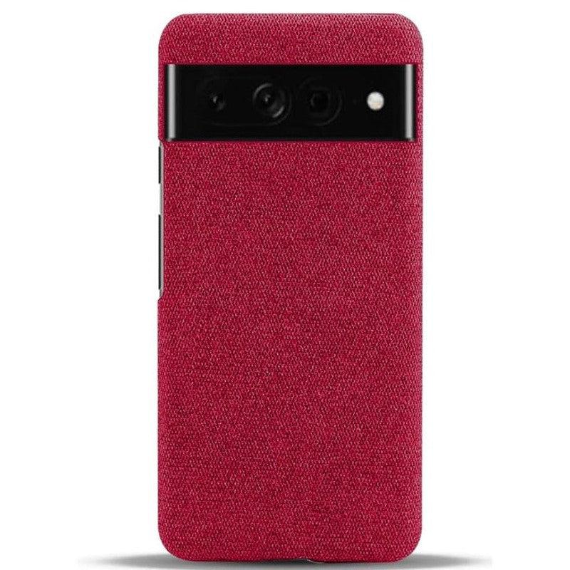 Luxury Textured Back Case for Google Pixel 6A - Red