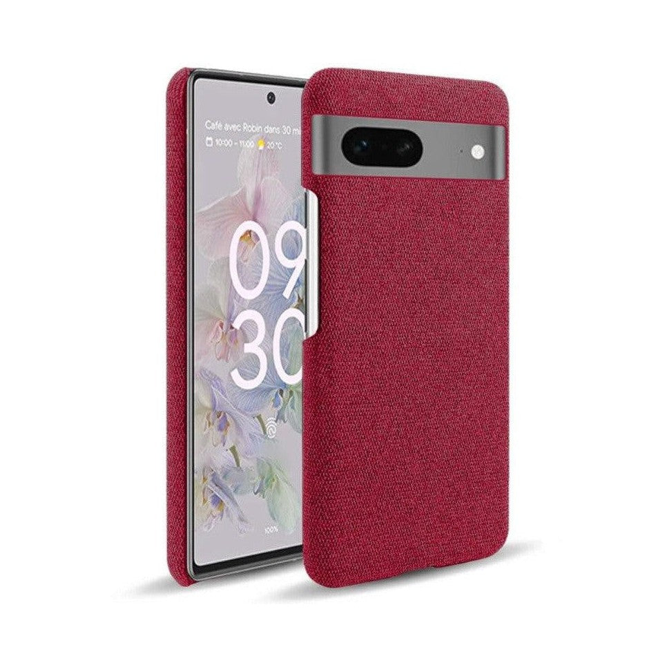 Luxury Textured Back Case for Google Pixel 7 Pro - Red