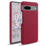 Luxury Textured Back Case for Google Pixel 7 Pro - Red