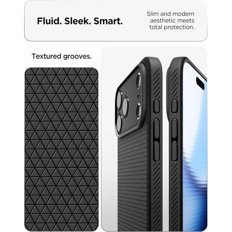 Spigen Liquid Air Case for Apple iPhone 17 Pro Max Black - Brand New