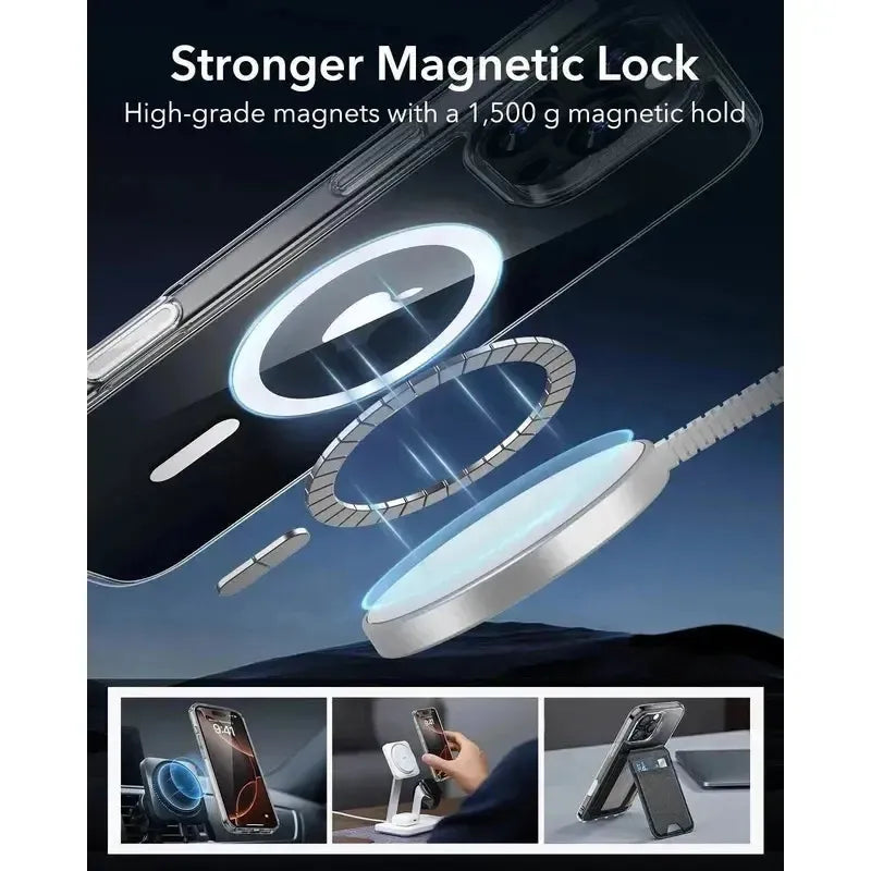 Maxguard Gemshell MagSafe Diamond Clear Case – For iPhone 16 Pro