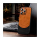 MagSafe Magnetic Leather Back Case for iPhone 14 Pro - Brown