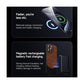 MagSafe Magnetic Leather Back Case for iPhone 14 Pro - Brown